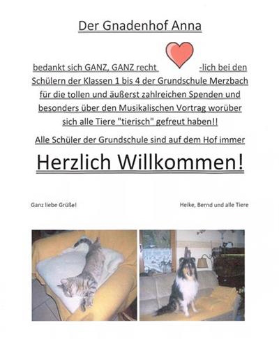 gnadenhof anna danke