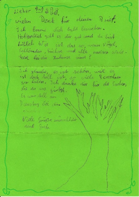 Dankesbrief Dankesbrief