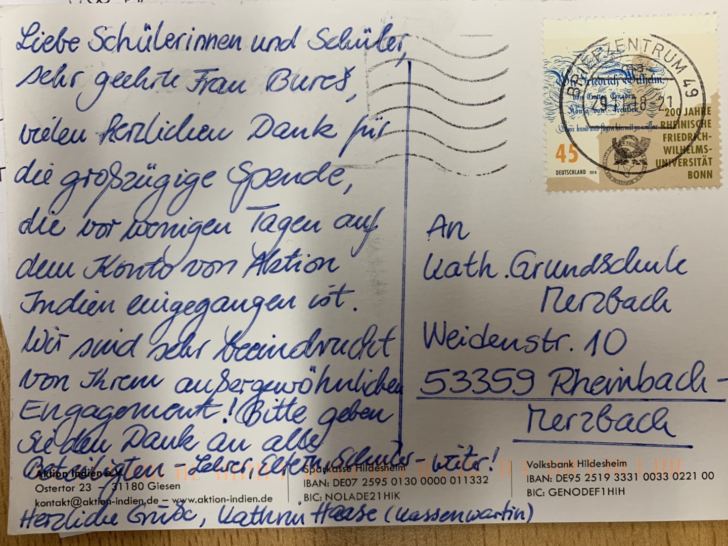 Dankeschön aus Indien 2