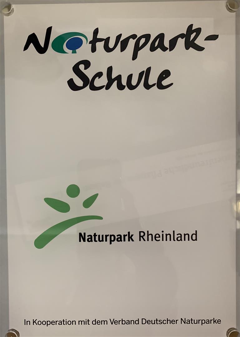 Zertifikat Naturparkschule